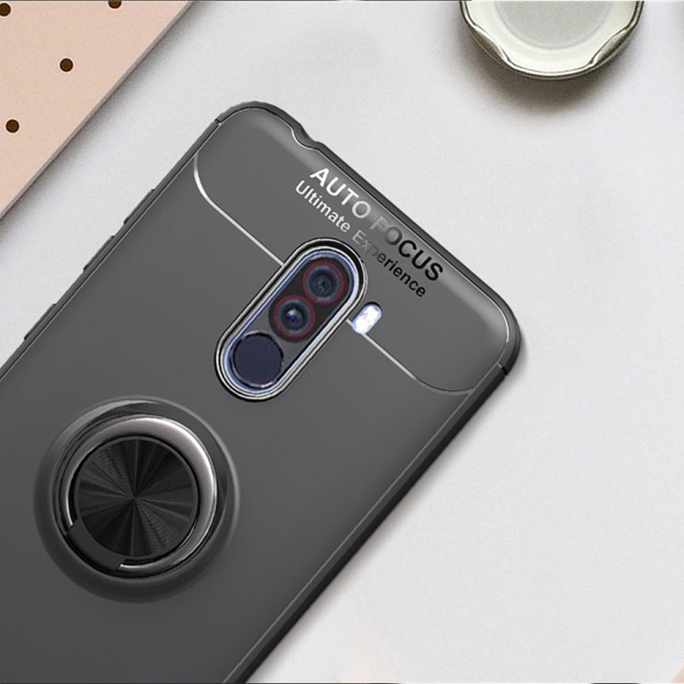 Lenuo  Magnetic Metal Ring Phone Holder TPU Case for Xiaomi POCO F1