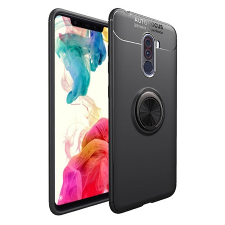 Lenuo  Magnetic Metal Ring Phone Holder TPU Case for Xiaomi POCO F1