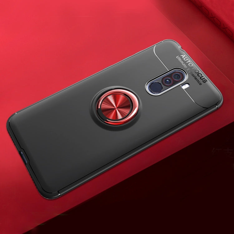 Lenuo  Magnetic Metal Ring Phone Holder TPU Case for Xiaomi POCO F1