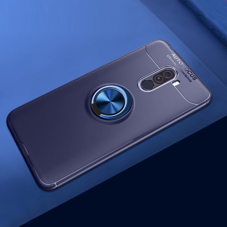 Lenuo  Magnetic Metal Ring Phone Holder TPU Case for Xiaomi POCO F1