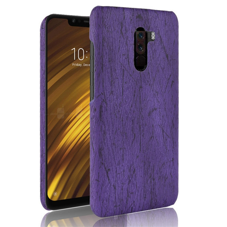 Wood Texture PC +PU Case for Xiaomi POCO F1