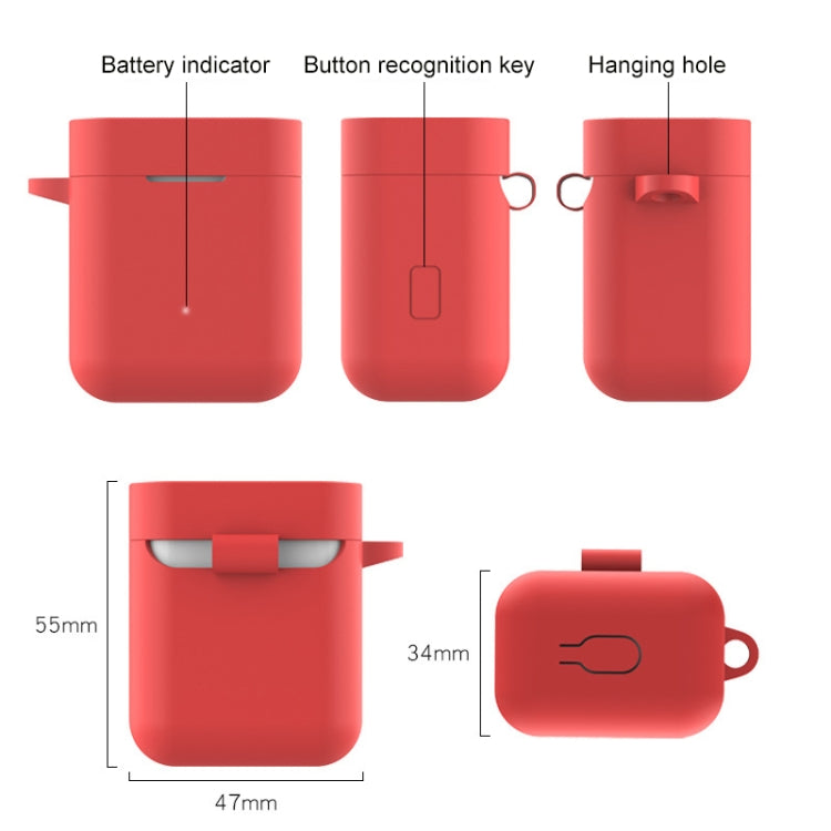 Silicone Earphones Charging Box Protective Case for Xiaomi Air