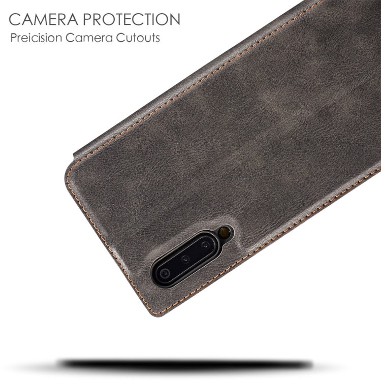 Retro Simple Ultra-thin Magnetic Horizontal Flip Leather Case for Xiaomi Mi 9, with Holder & Card Slots & Lanyard