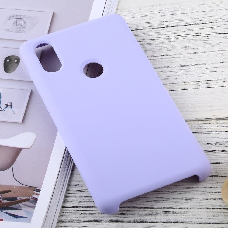Solid Color Liquid Silicone Dropproof Protective Case for Xiaomi Mi Mix 2S