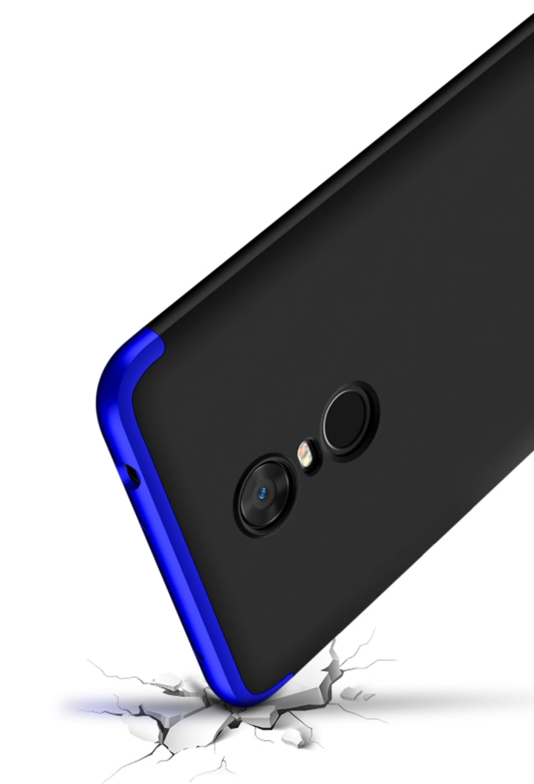 GKK Xiaomi Redmi 5 Plus Three Stage Splicing 360 Degree Full Coverage PC Protective Case Back Cover