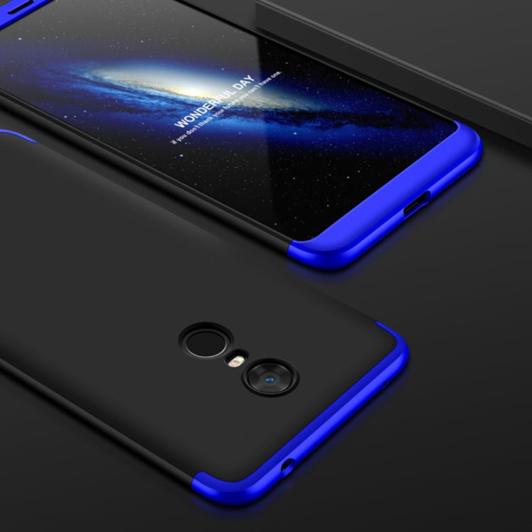 GKK Xiaomi Redmi 5 Plus Three Stage Splicing 360 Degree Full Coverage PC Protective Case Back Cover