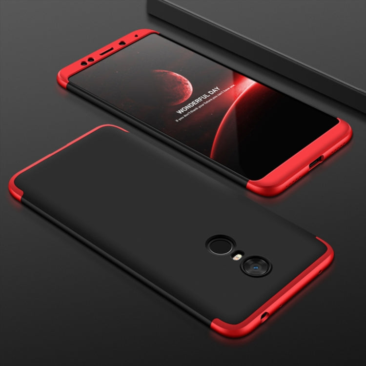 GKK Xiaomi Redmi 5 Plus Three Stage Splicing 360 Degree Full Coverage PC Protective Case Back Cover