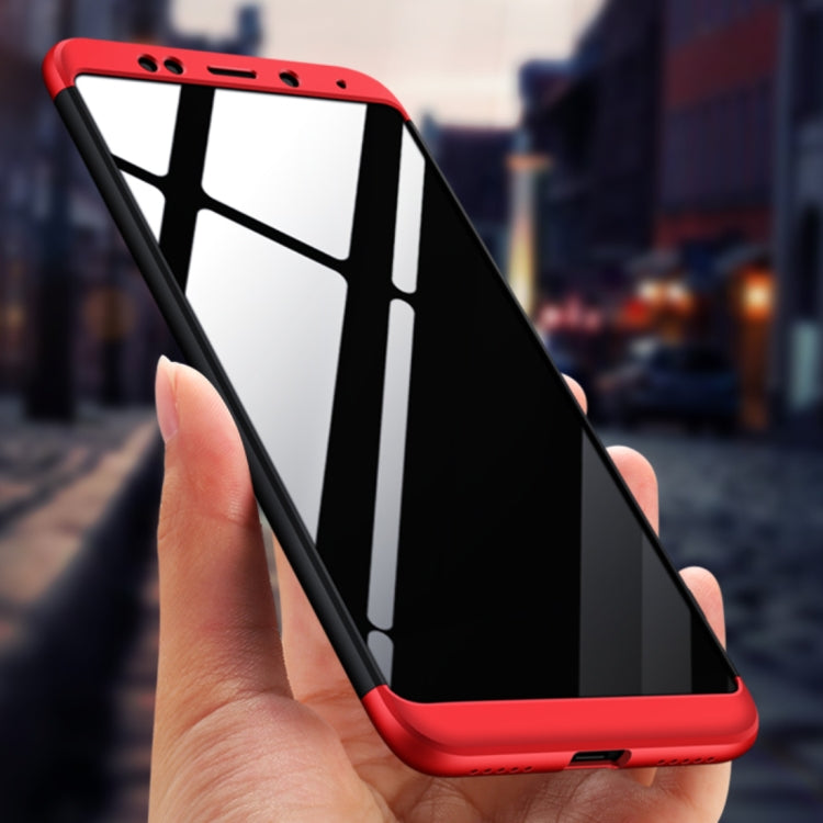 GKK Xiaomi Redmi 5 Plus Three Stage Splicing 360 Degree Full Coverage PC Protective Case Back Cover