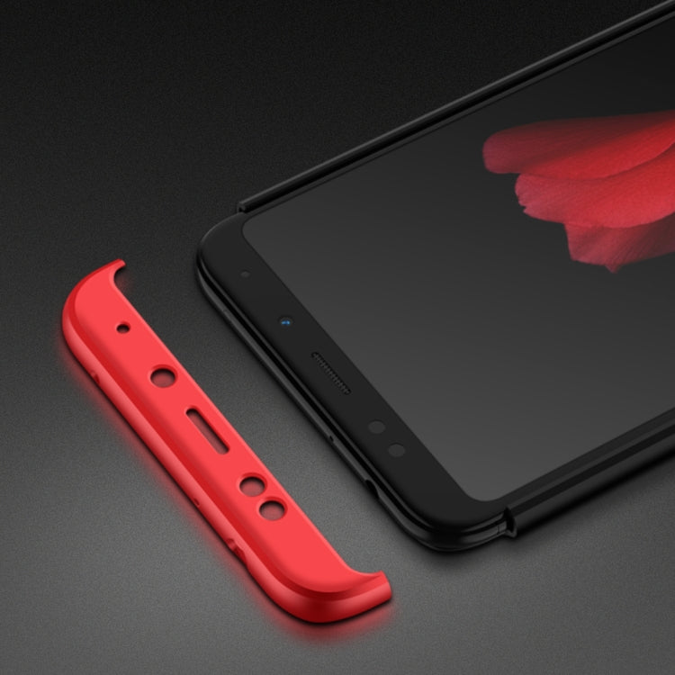 GKK Xiaomi Redmi 5 Plus Three Stage Splicing 360 Degree Full Coverage PC Protective Case Back Cover