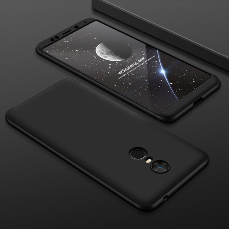 GKK Xiaomi Redmi 5 Plus Three Stage Splicing 360 Degree Full Coverage PC Protective Case Back Cover