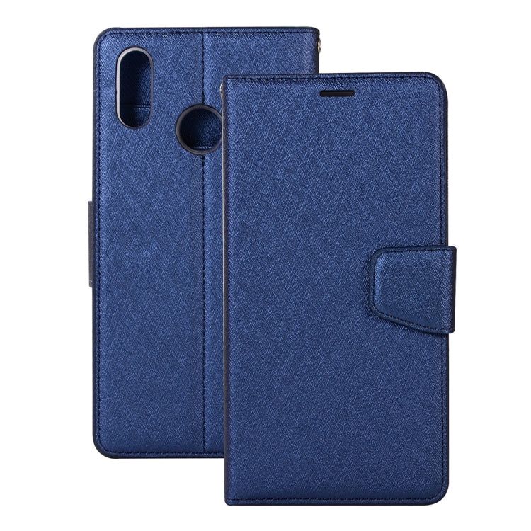Silk Texture Horizontal Flip Leather Case for Xiaomi Mi Max 3, with Holder & Card slots & Wallet & Photo Frame