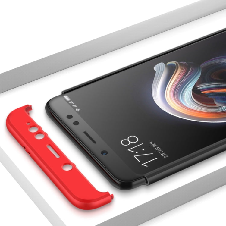 GKK Xiaomi Redmi Note 5 Pro Three Stage Splicing 360 Degree Full Coverage PC Protective Case Back Cover