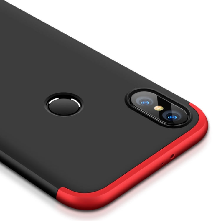 GKK Xiaomi Redmi Note 5 Pro Three Stage Splicing 360 Degree Full Coverage PC Protective Case Back Cover