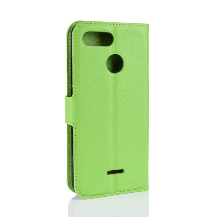 Litchi Texture Horizontal Flip Leather Case for Xiaomi Redmi 6, with Wallet & Holder & Card Slots