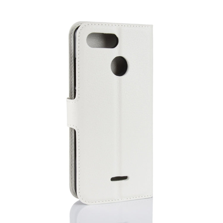 Litchi Texture Horizontal Flip Leather Case for Xiaomi Redmi 6, with Wallet & Holder & Card Slots