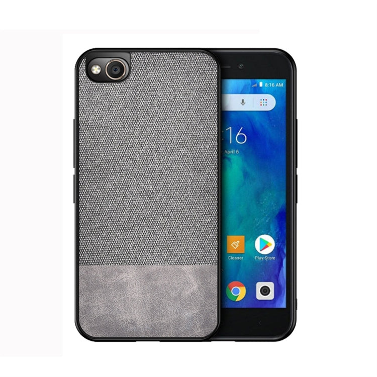 Shockproof Splicing PU + Cloth Protective Case for Xiaomi Redmi Go