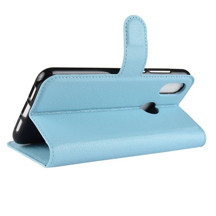 Litchi Texture Horizontal Flip Leather Case for Xiaomi Mi 8, with Wallet & Holder & Card Slots