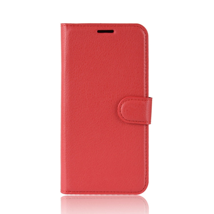 Litchi Texture Horizontal Flip Leather Case for Xiaomi Mi 8, with Wallet & Holder & Card Slots