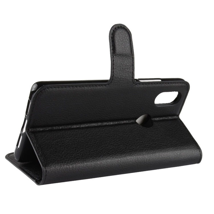 Litchi Texture Horizontal Flip Leather Case for Xiaomi Mi 8 SE, with Wallet & Holder & Card Slots