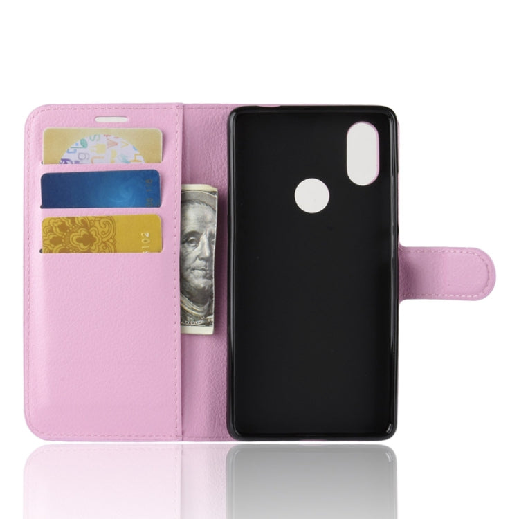 Litchi Texture Horizontal Flip Leather Case for Xiaomi Mi 8 SE, with Wallet & Holder & Card Slots