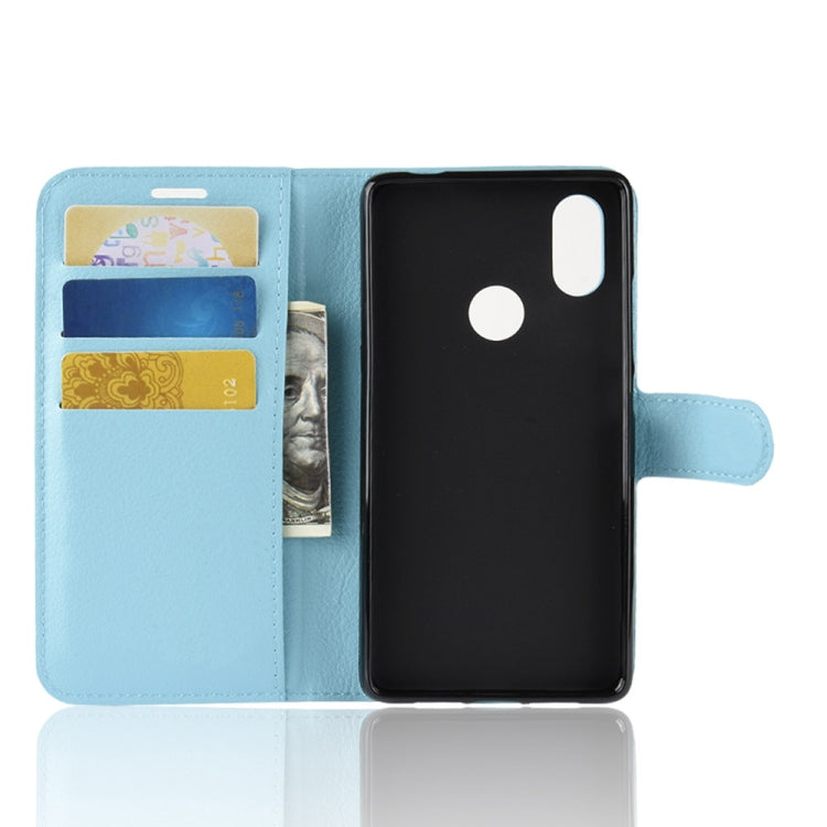 Litchi Texture Horizontal Flip Leather Case for Xiaomi Mi 8 SE, with Wallet & Holder & Card Slots