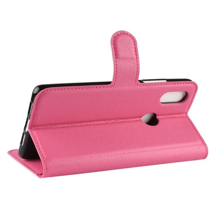 Litchi Texture Horizontal Flip Leather Case for Xiaomi Mi 8 SE, with Wallet & Holder & Card Slots