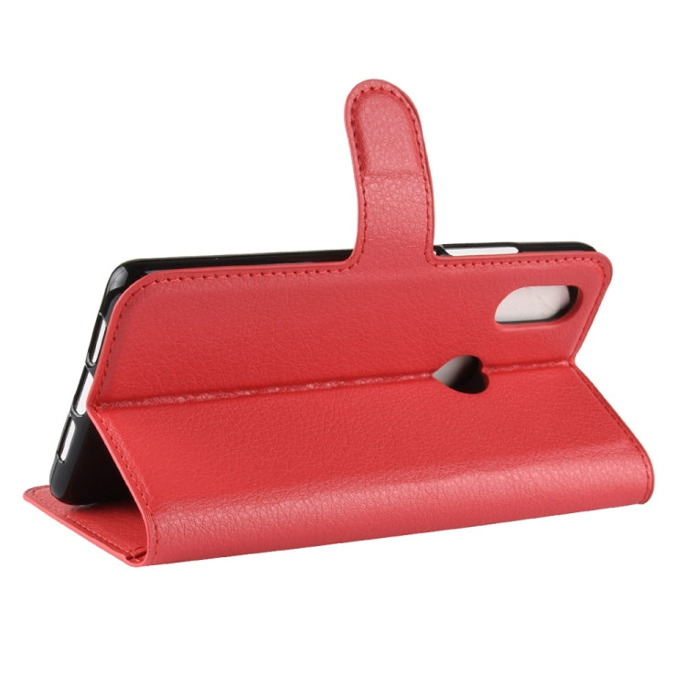 Litchi Texture Horizontal Flip Leather Case for Xiaomi Mi 8 SE, with Wallet & Holder & Card Slots