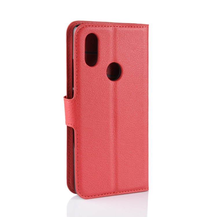 Litchi Texture Horizontal Flip Leather Case for Xiaomi Mi 8 SE, with Wallet & Holder & Card Slots