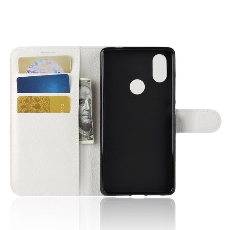 Litchi Texture Horizontal Flip Leather Case for Xiaomi Mi 8 SE, with Wallet & Holder & Card Slots
