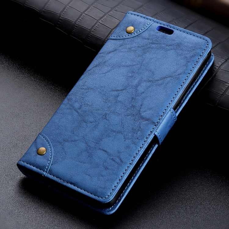 Copper Buckle Retro Crazy Horse Texture Horizontal Flip Leather Case for Xiaomi Mi 8, with Holder & Card Slots & Wallet