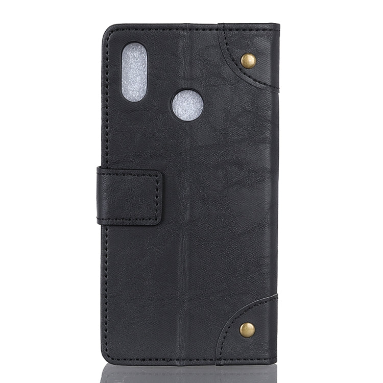 Copper Buckle Retro Crazy Horse Texture Horizontal Flip Leather Case for Xiaomi Mi 8 SE, with Holder & Card Slots & Wallet