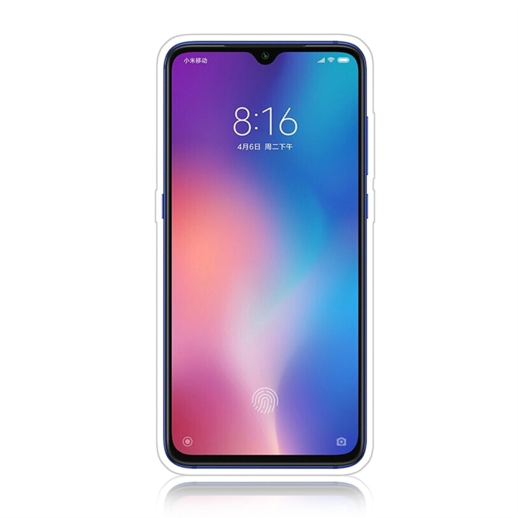 Glittery Powder Shockproof TPU Protective Case for Xiaomi Mi 9, with 360 Degree Rotation Ring Holder