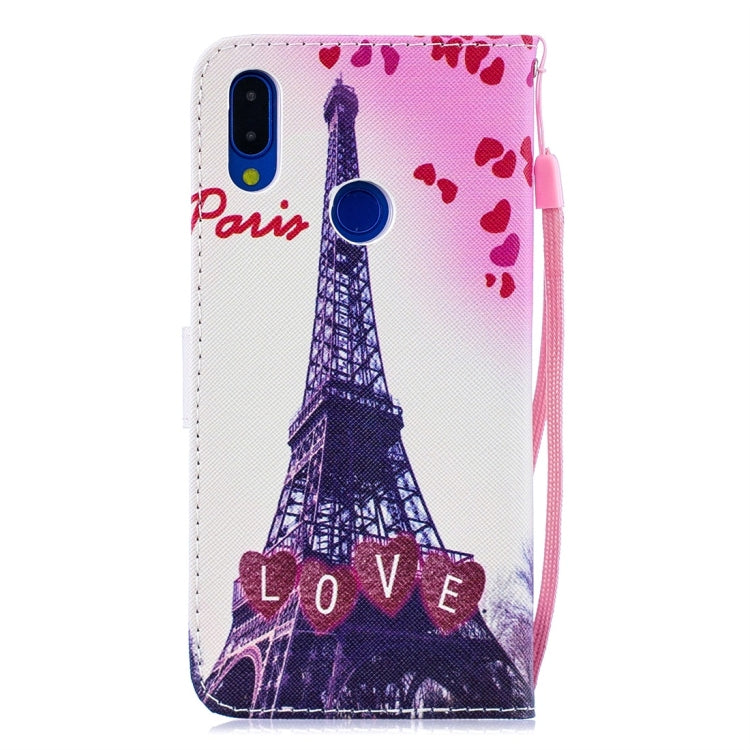 Love Towel Pattern Horizontal Flip Leather Case for Xiaomi Redmi Note 7, with Holder & Card Slots & Wallet