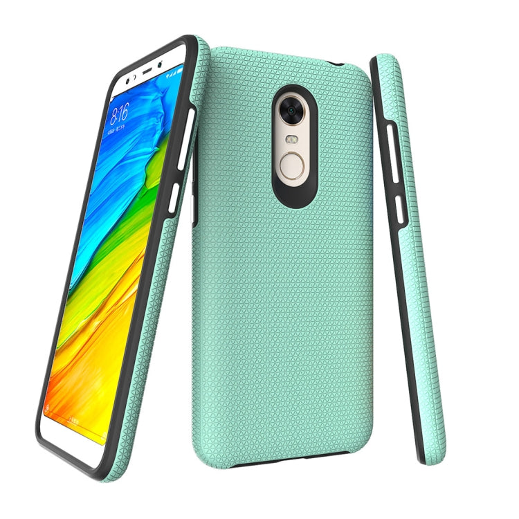 For Xiaomi Redmi 5 Plus PC + TPU Chrome Plated Press Button Anti-slip Protective Back Case