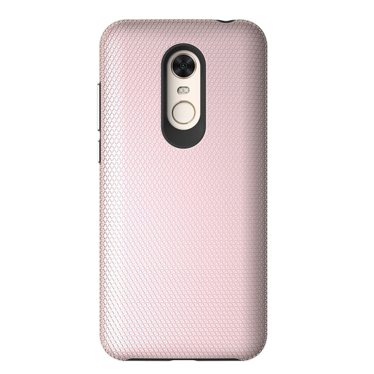 For Xiaomi Redmi 5 Plus PC + TPU Chrome Plated Press Button Anti-slip Protective Back Case