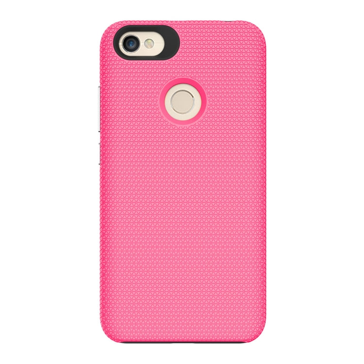 For Xiaomi Redmi Note 5A PC + TPU Chrome Plated Press Button Anti-slip Protective Back Case