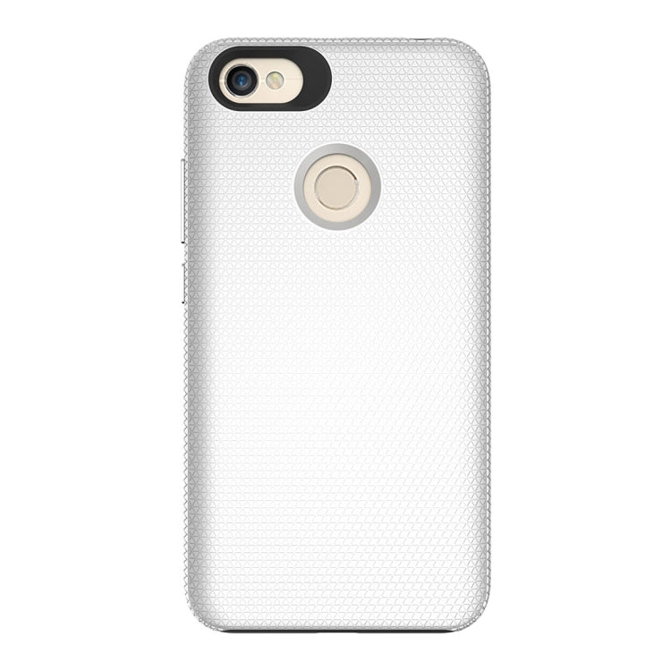 For Xiaomi Redmi Note 5A PC + TPU Chrome Plated Press Button Anti-slip Protective Back Case