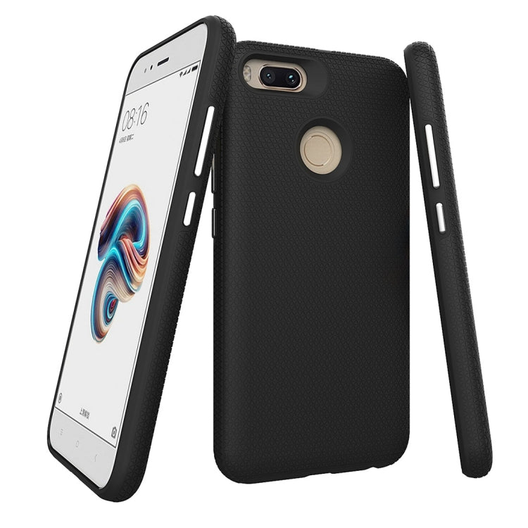 For Xiaomi Mi 5X & A1 PC + TPU Chrome Plated Press Button Anti-slip Protective Back Case