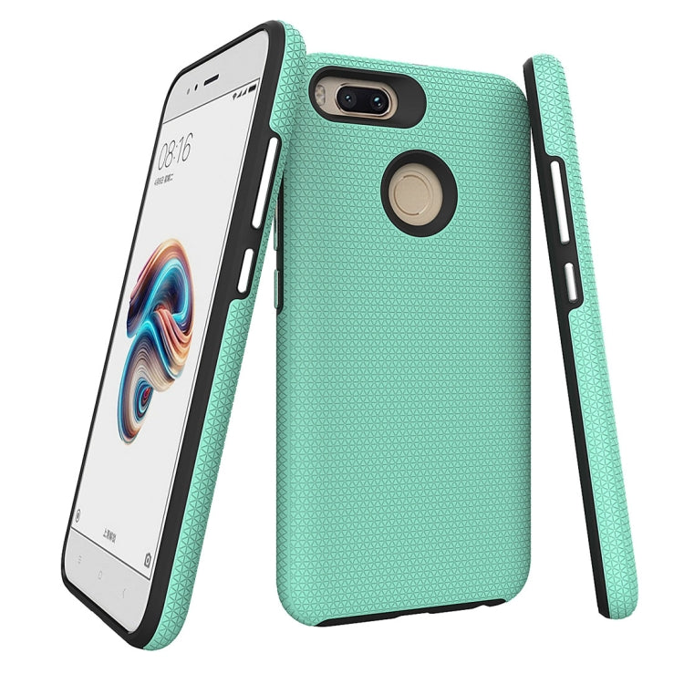 For Xiaomi Mi 5X & A1 PC + TPU Chrome Plated Press Button Anti-slip Protective Back Case