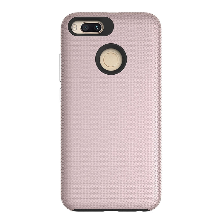 For Xiaomi Mi 5X & A1 PC + TPU Chrome Plated Press Button Anti-slip Protective Back Case