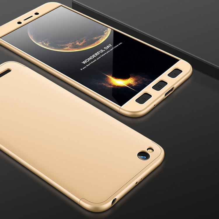 GKK for  Xiaomi Redmi 5A Three-paragraph 360 Degree Full Coverage PC Protective Case Back Cover