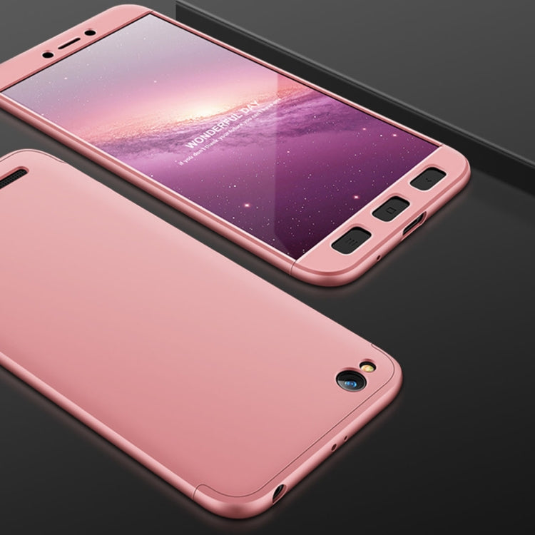 GKK for  Xiaomi Redmi 5A Three-paragraph 360 Degree Full Coverage PC Protective Case Back Cover