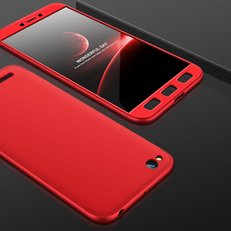 GKK for  Xiaomi Redmi 5A Three-paragraph 360 Degree Full Coverage PC Protective Case Back Cover