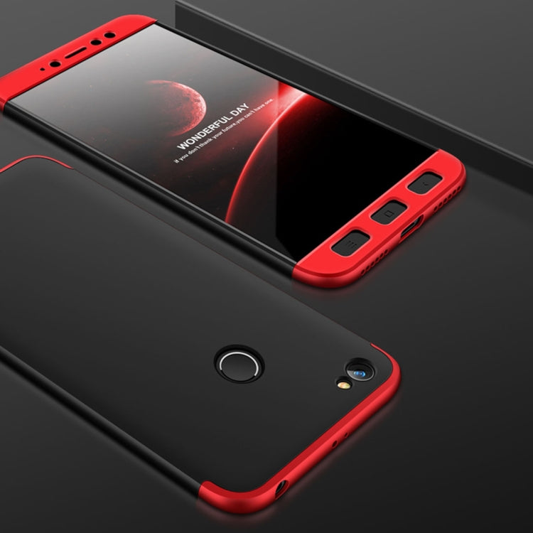 GKK for  Xiaomi Redmi Note 5A Pro / Prime Three-paragraph 360 Degree Full Coverage PC Protective Case Back Cover