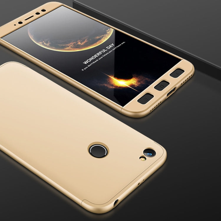 GKK for  Xiaomi Redmi Note 5A Pro / Prime Three-paragraph 360 Degree Full Coverage PC Protective Case Back Cover