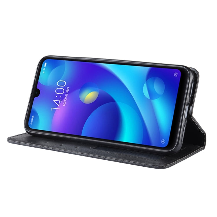 Magnetic Buckle Retro Crazy Horse Texture Horizontal Flip Leather Case for Xiaomi Redmi 7, with Holder & Card Slots & Photo Frame
