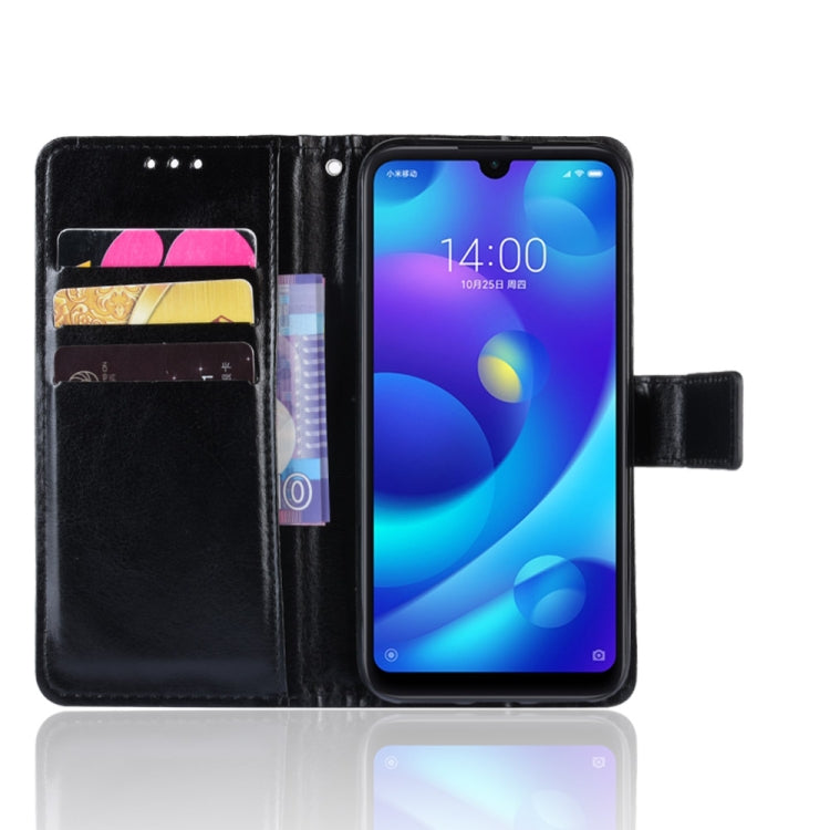 Retro Crazy Horse Texture Horizontal Flip Leather Case for Xiaomi Redmi 7, with Holder & Card Slots & Photo Frame