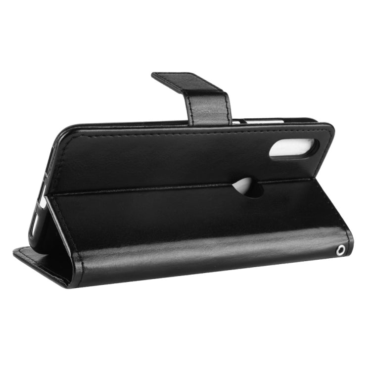 Retro Crazy Horse Texture Horizontal Flip Leather Case for Xiaomi Redmi 7, with Holder & Card Slots & Photo Frame