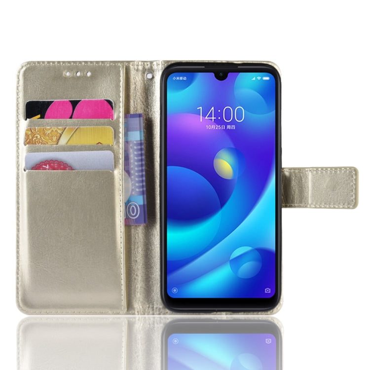 Retro Crazy Horse Texture Horizontal Flip Leather Case for Xiaomi Redmi 7, with Holder & Card Slots & Photo Frame