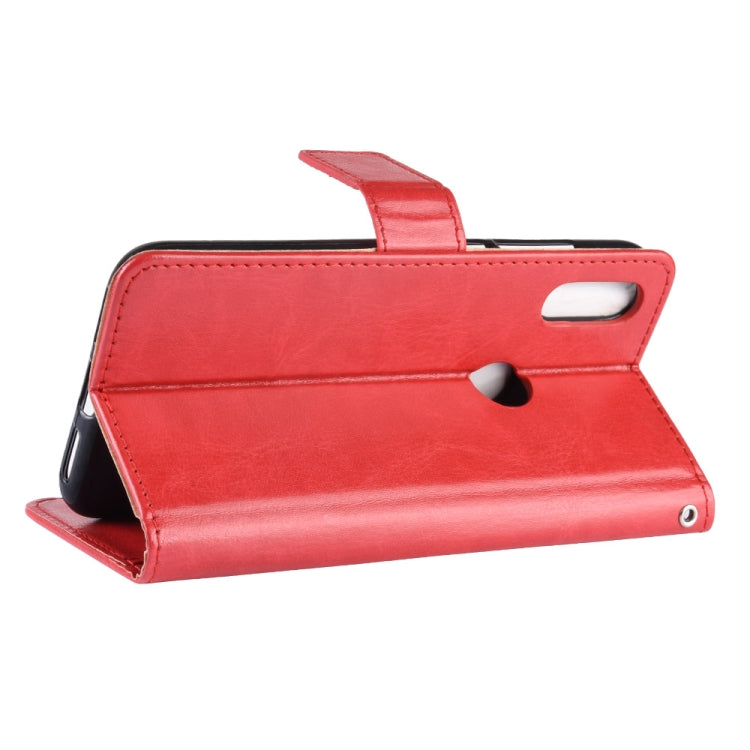 Retro Crazy Horse Texture Horizontal Flip Leather Case for Xiaomi Redmi 7, with Holder & Card Slots & Photo Frame